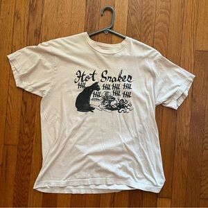 “HOT SNAKES” Band T-Shirt, Men’s sz M, off-white